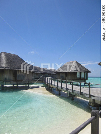 モルディブの水上コテージ 69090830