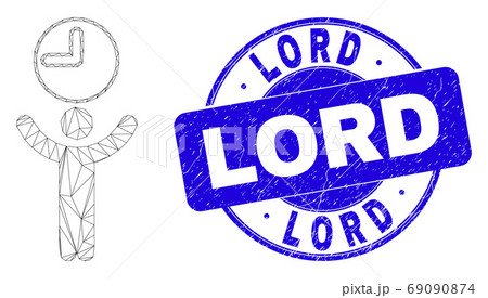 Blue Grunge Lord Seal and Web Carcass Time Manager 69090874