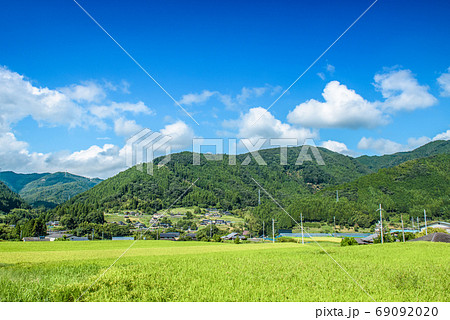 京都府・京丹波町　和知の田園風景 69092020