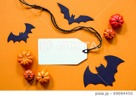 Label With Copy Space, Halloween And Autumn Label With Copy Space, Halloween And Autumn 69094450