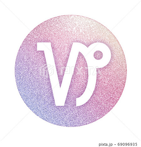 山羊座 十二星座 星占い 記号 アイコン　イラスト 69096935