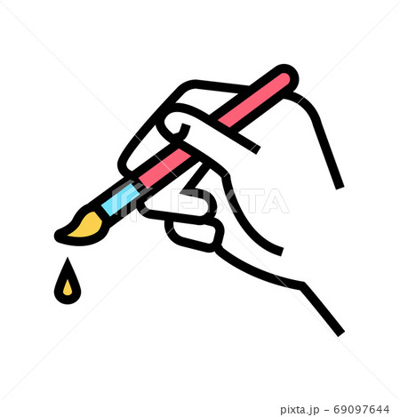 drawing picture color icon vector illustration 69097644