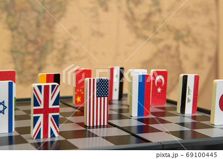 chessboard with flags of countries chessboard with flags of countries 69100445