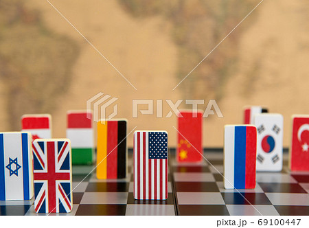 chessboard with flags of countries chessboard with flags of countries 69100447