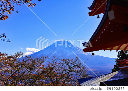五重塔と富士山 69100825