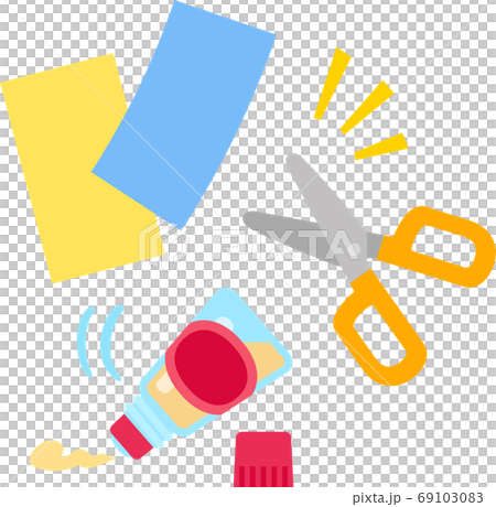 剪刀和膠水，工作 69103083