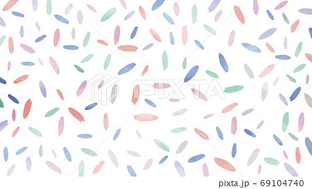 ポップでカワイイつぶつぶドット柄の背景 69104740