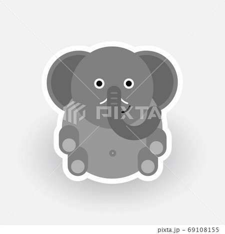 Happy Elephant cartoon character Happy Elephant cartoon character 69108155