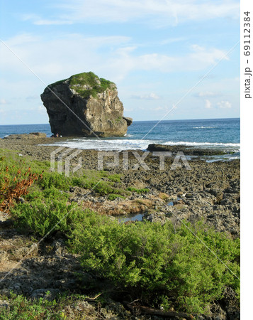 Beautiful Chuanfan Rock of Kenting National Park 69112384