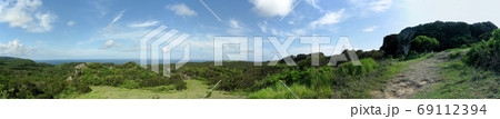 Panorama landscape from Sheding Natural Park of Kenting National 69112394