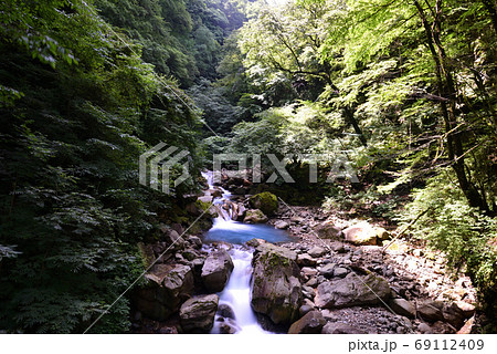 スッカン沢、那須塩原、栃木 69112409