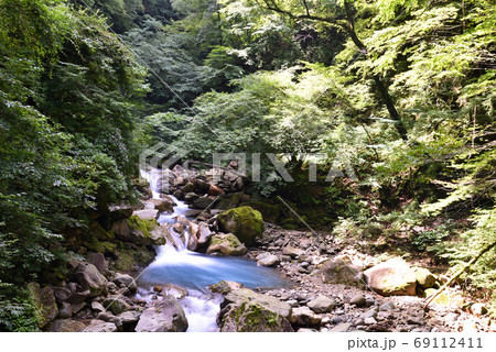 スッカン沢、那須塩原、栃木 スッカン沢、那須塩原、栃木 69112411