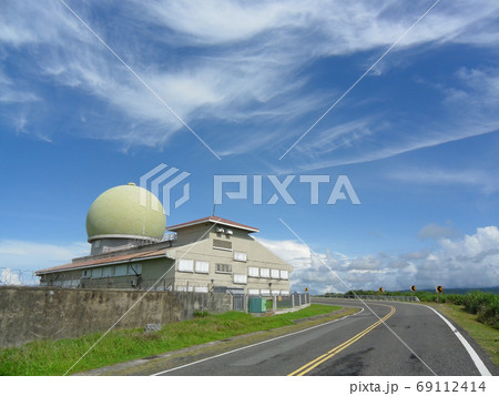 Sunny view of the Kenting Meteorological Radar Observatory 69112414