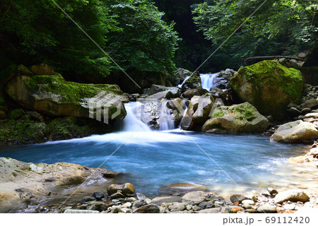 スッカン沢、那須塩原、栃木 69112420