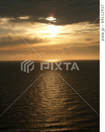 Beautiful sunset saw from Guanshan of Kenting National Park 69112437