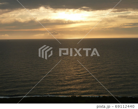 Beautiful sunset saw from Guanshan of Kenting National Park 69112440