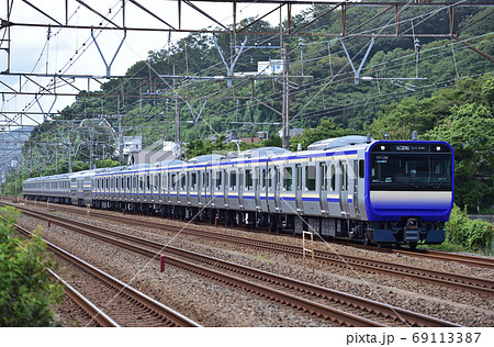 東海道本線 二宮-大磯 JR東日本 E235系1000番台 F-01編成+J-01編成 試運転 東海道本線 二宮-大磯 JR東日本 E235系1000番台 F-01編成+J-01編成 試運転 69113387