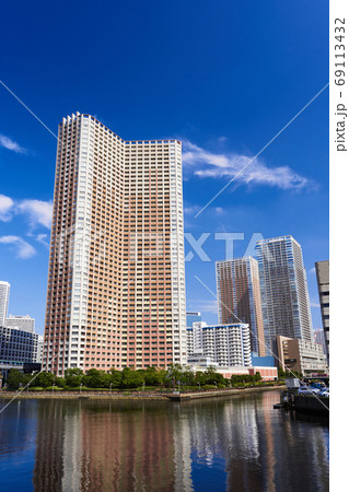 東京ウォーターフロント 芝浦アイランド 芝浦運河の風景 東京ウォーターフロント 芝浦アイランド 芝浦運河の風景 69113432
