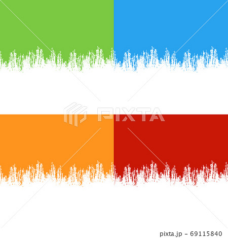 Color Paint Border With Isolated White Background Color Paint Border With Isolated White Background 69115840