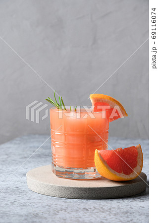 Honey rosemary grapefruit sodas. 69116074