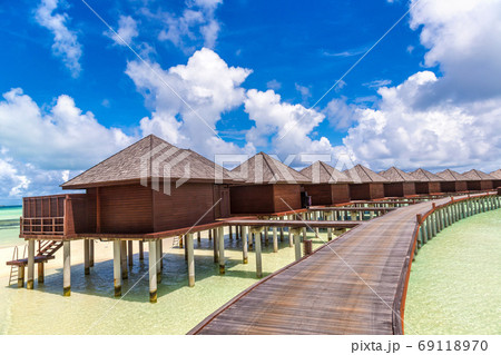 Water Villas (Bungalows) in the Maldives Water Villas (Bungalows) in the Maldives 69118970