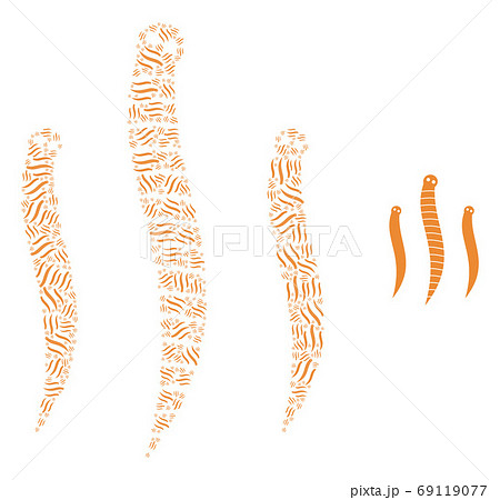 Worms Fractal Composition of Self Icons Worms Fractal Composition of Self Icons 69119077