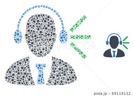 Audio Operator Sound Fractal Composition of Self Icons Audio Operator Sound Fractal Composition of Self Icons 69119132