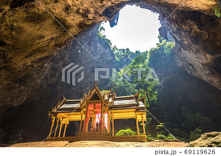 Royal pavilion in Phraya Nakorn cave Royal pavilion in Phraya Nakorn cave 69119626