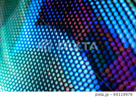 CloseUp LED blurred screen. LED soft focus background. abstract CloseUp LED blurred screen. LED soft focus background. abstract 69119976