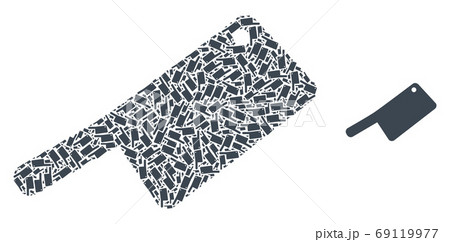 Butchery Knife Recursive Composition of Self Icons 69119977