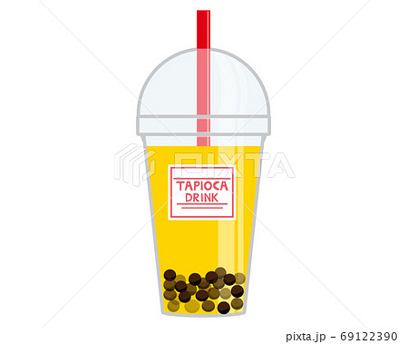 タピオカドリンクのベクターイラスト　 69122390