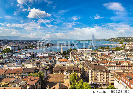 Panoramic view of Geneva Panoramic view of Geneva 69123496