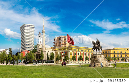 Skanderbeg square  in Tirana 69123589