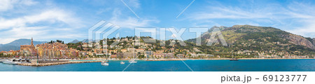 Menton on french Riviera, France Menton on french Riviera, France 69123777