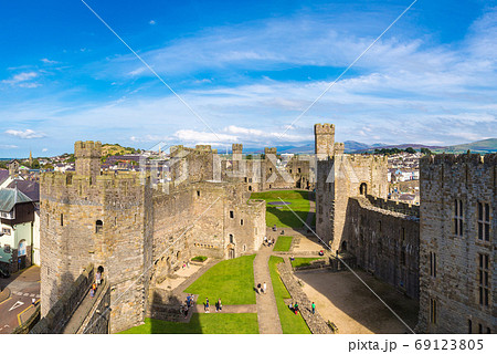 Caernarfon Castle in Wales 69123805
