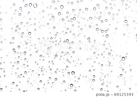 Water drops , rain drops on glass 69125393
