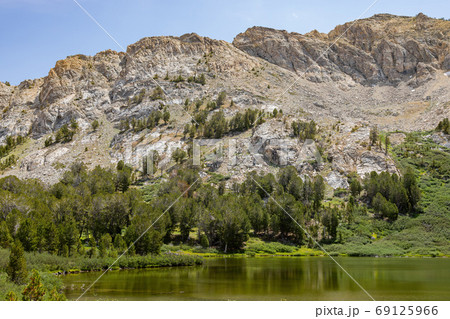 Afternoon view of the beautiful Castle Lake 69125966