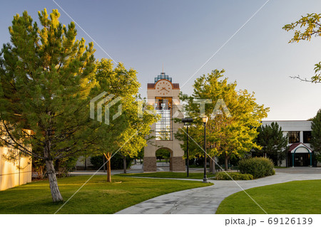 Afternoon view of the beautiful Great Basin College Afternoon view of the beautiful Great Basin College 69126139