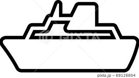 船のピクトグラム （縁取りver.） 69126604