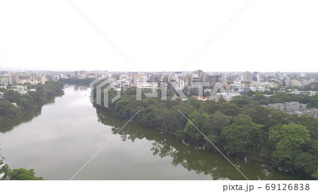 ダッカ市内の遠景 ダッカ市内の遠景 69126838