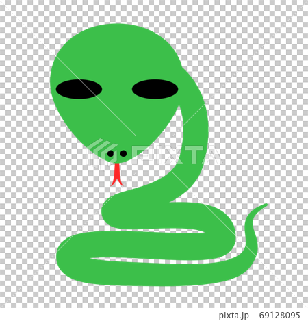 Icon-style Straight face animal Snake 69128095