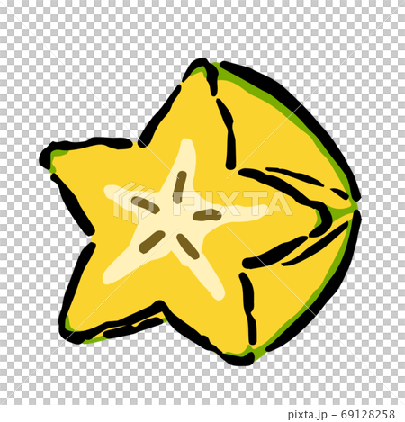 Illustration of Starfruit Illustration of Starfruit 69128258