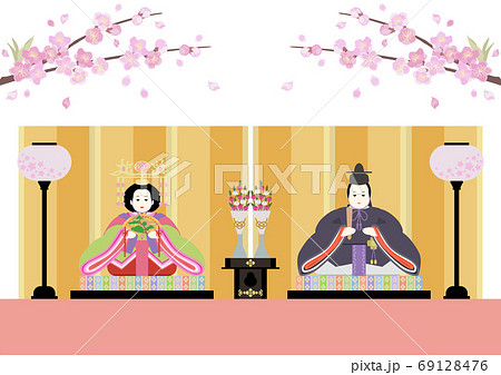 桃の節句-親王飾り/京風 桃の節句-親王飾り/京風 69128476