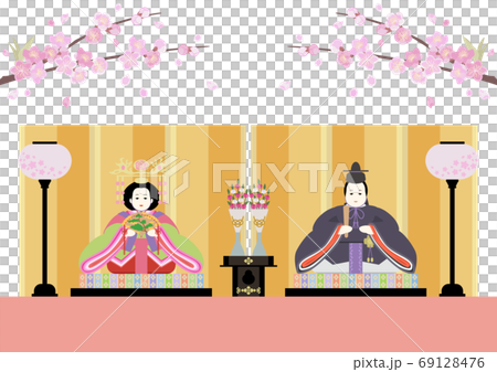 桃の節句-親王飾り/京風 桃の節句-親王飾り/京風 69128476