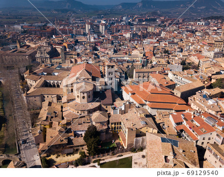 Views of houses and nature of ancient city Vic in Catalonia Views of houses and nature of ancient city Vic in Catalonia 69129540
