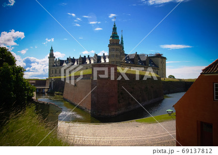 panorama of Kronborg castle in Helsingor, Denmark panorama of Kronborg castle in Helsingor, Denmark 69137812