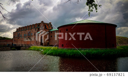 Exterior view to Malmo castle in Sweden 69137821
