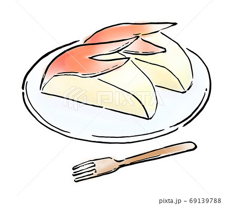 秋の味覚　りんご　林檎　アップル 69139788