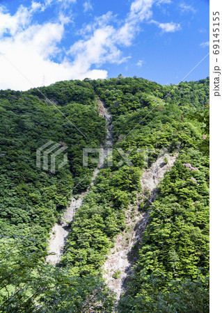 崖崩れ跡(寸又峡) 崖崩れ跡(寸又峡) 69145155