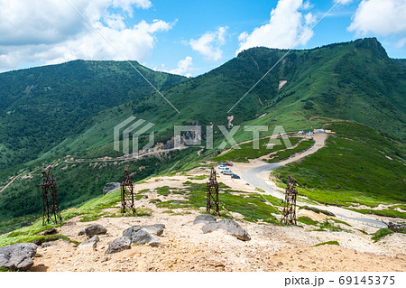 毛無山から毛無峠・破風岳・土鍋山を望む 毛無山から毛無峠・破風岳・土鍋山を望む 69145375